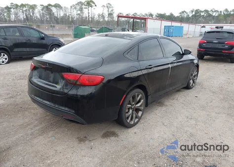 2015 Chrysler 200 S z USA, uszkodzony, nr VIN 1C3CCCDG9FN530397